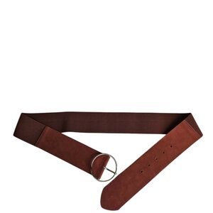 Rich Rust Leather Belt with D-Ring Buckle